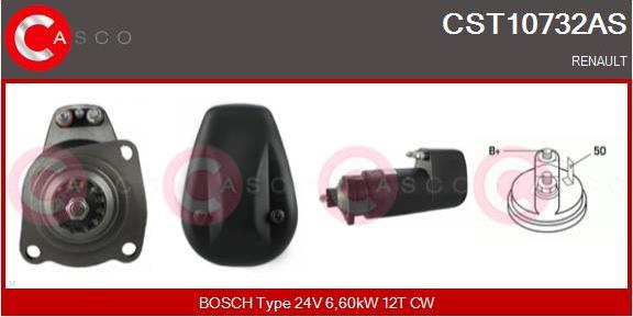 Casco CST10732AS - Стартер autozip.com.ua