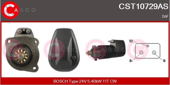 Casco CST10729AS - Стартер autozip.com.ua