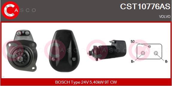 Casco CST10776AS - Стартер autozip.com.ua