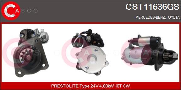 Casco CST11636GS - Стартер autozip.com.ua