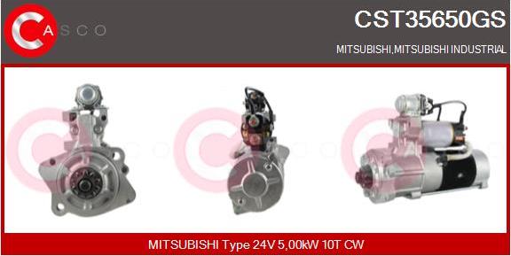 Casco CST35650GS - Стартер autozip.com.ua