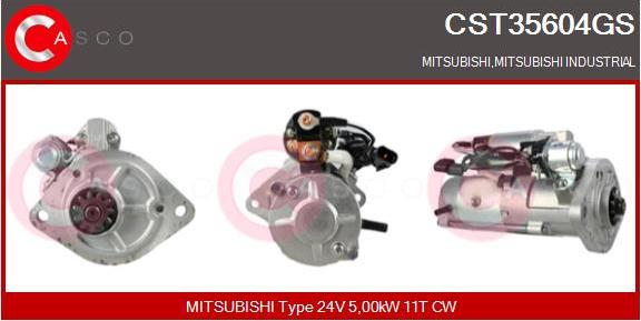 Casco CST35604GS - Стартер autozip.com.ua