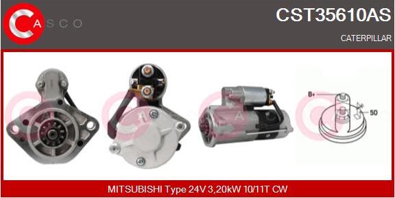 Casco CST35610AS - Стартер autozip.com.ua