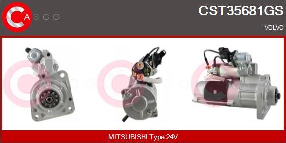 Casco CST35681GS - Стартер autozip.com.ua