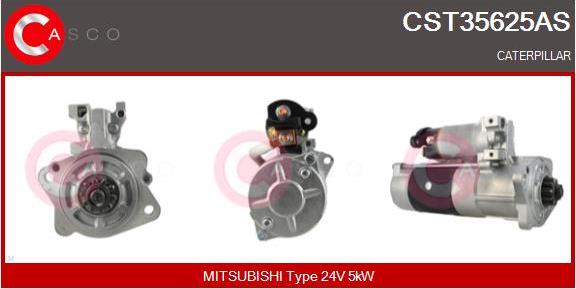 Casco CST35625AS - Стартер autozip.com.ua