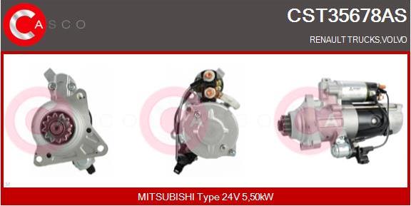 Casco CST35678AS - Стартер autozip.com.ua