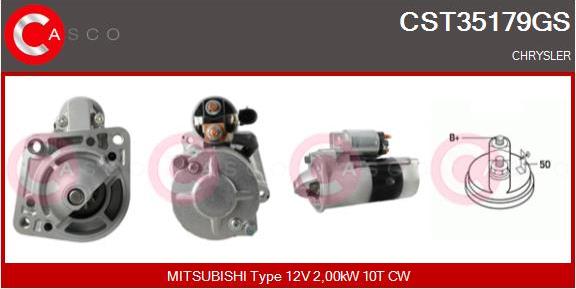 Casco CST35179GS - Стартер autozip.com.ua