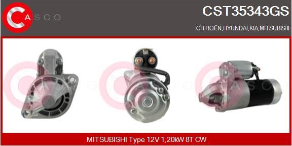 Casco CST35343GS - Стартер autozip.com.ua