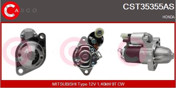 Casco CST35355AS - Стартер autozip.com.ua