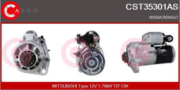 Casco CST35301AS - Стартер autozip.com.ua