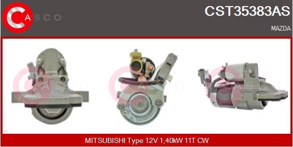 Casco CST35383AS - Стартер autozip.com.ua