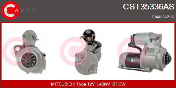 Casco CST35336AS - Стартер autozip.com.ua