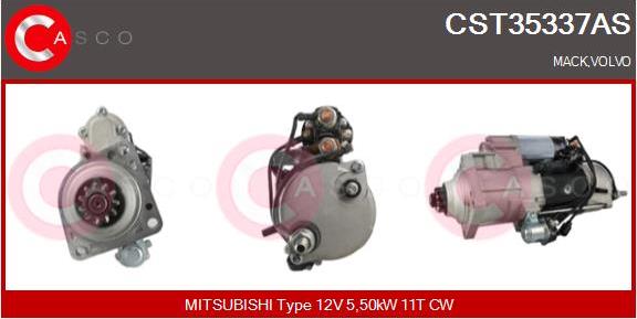 Casco CST35337AS - Стартер autozip.com.ua