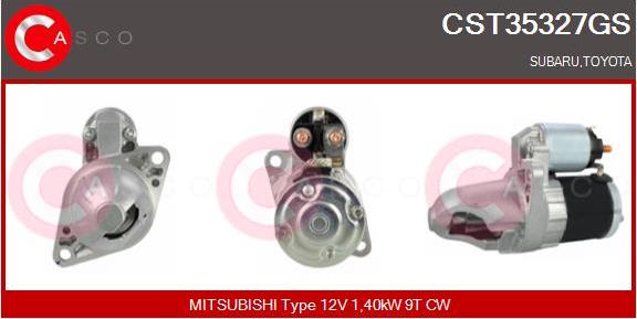 Casco CST35327GS - Стартер autozip.com.ua
