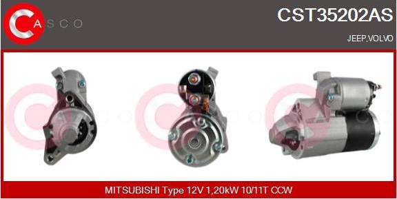 Casco CST35202AS - Стартер autozip.com.ua