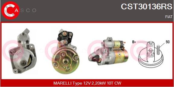 Casco CST30136RS - Стартер autozip.com.ua