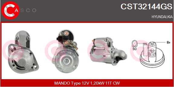 Casco CST32144GS - Стартер autozip.com.ua