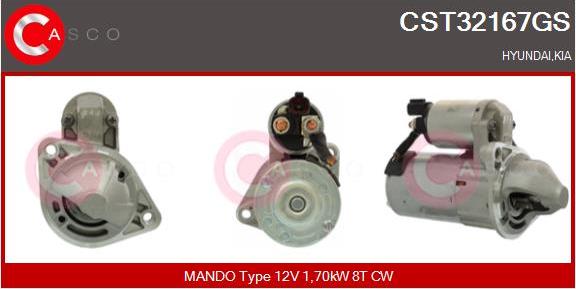 Casco CST32167GS - Стартер autozip.com.ua