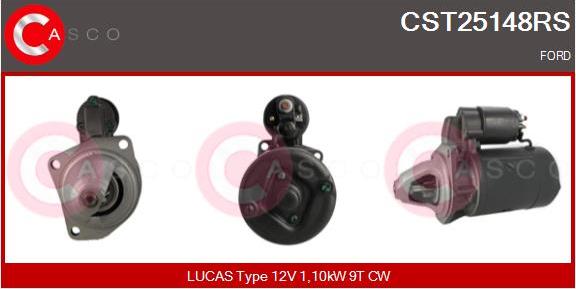 Casco CST25148RS - Стартер autozip.com.ua