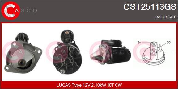 Casco CST25113GS - Стартер autozip.com.ua