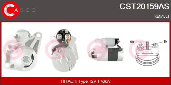 Casco CST20159AS - Стартер autozip.com.ua