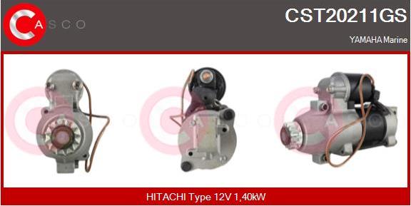 Casco CST20211GS - Стартер autozip.com.ua