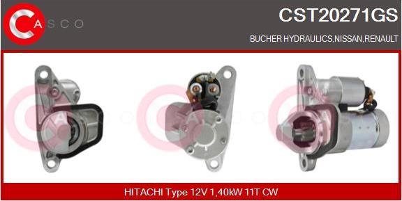 Casco CST20271GS - Стартер autozip.com.ua