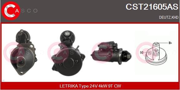 Casco CST21605AS - Стартер autozip.com.ua