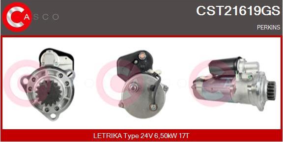 Casco CST21619GS - Стартер autozip.com.ua