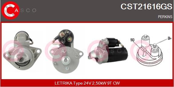 Casco CST21616GS - Стартер autozip.com.ua