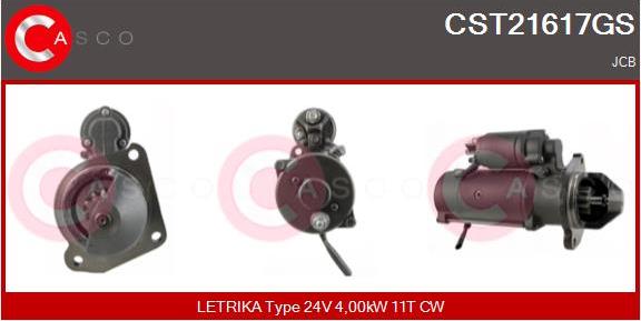Casco CST21617GS - Стартер autozip.com.ua