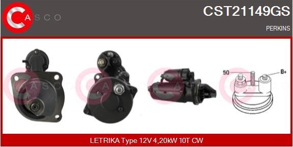 Casco CST21149GS - Стартер autozip.com.ua
