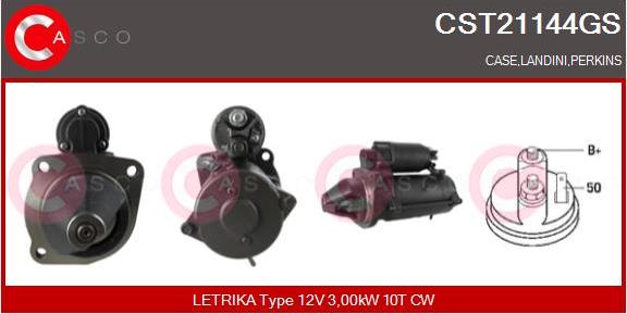 Casco CST21144GS - Стартер autozip.com.ua