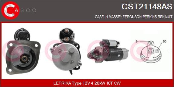 Casco CST21148AS - Стартер autozip.com.ua