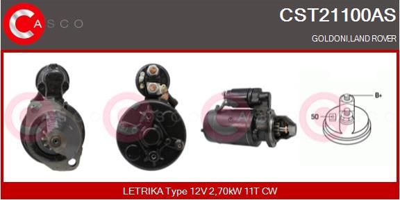 Casco CST21100AS - Стартер autozip.com.ua