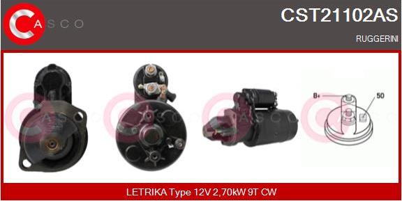 Casco CST21102AS - Стартер autozip.com.ua