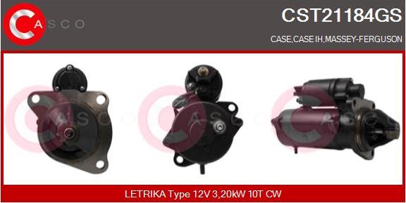 Casco CST21184GS - Стартер autozip.com.ua