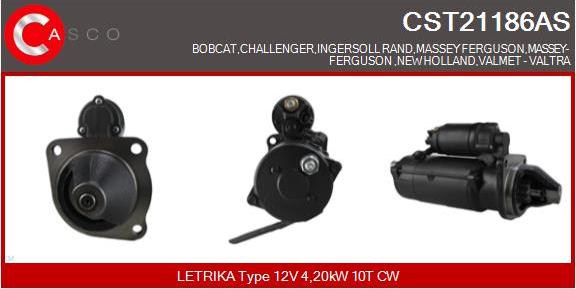 Casco CST21186AS - Стартер autozip.com.ua