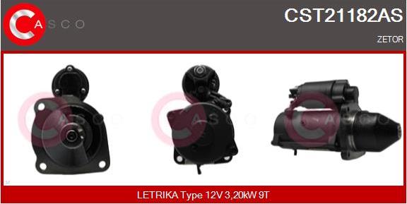 Casco CST21182AS - Стартер autozip.com.ua