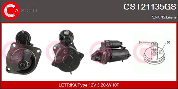 Casco CST21135GS - Стартер autozip.com.ua