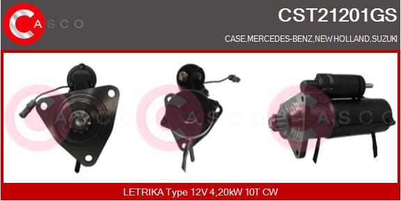 Casco CST21201GS - Стартер autozip.com.ua