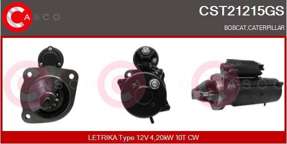 Casco CST21215GS - Стартер autozip.com.ua