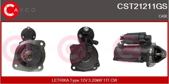 Casco CST21211GS - Стартер autozip.com.ua