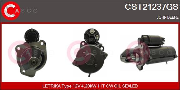 Casco CST21237GS - Стартер autozip.com.ua