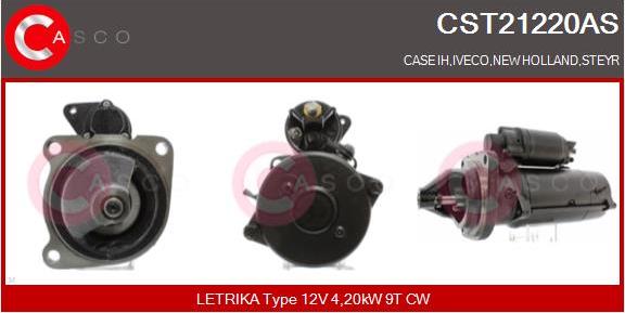 Casco CST21220AS - Стартер autozip.com.ua
