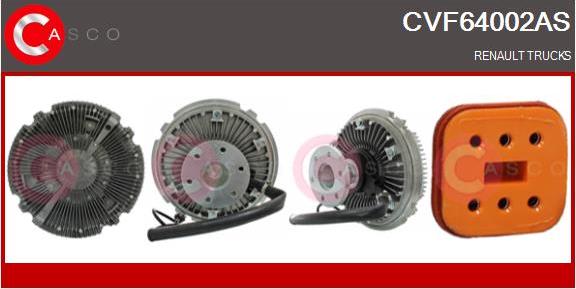 Casco CVF64002AS - Зчеплення, вентилятор радіатора autozip.com.ua