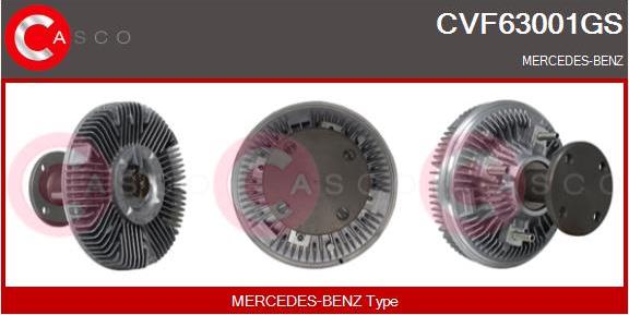 Casco CVF63001GS - Зчеплення, вентилятор радіатора autozip.com.ua