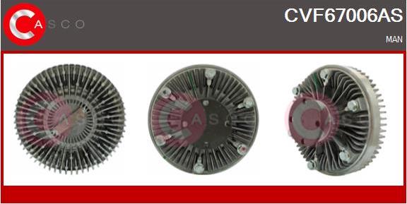 Casco CVF67006AS - Зчеплення, вентилятор радіатора autozip.com.ua
