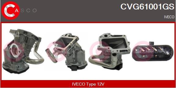 Casco CVG61001GS - Клапан повернення ОГ autozip.com.ua