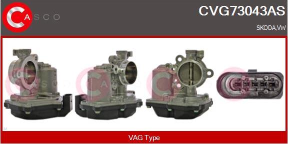 Casco CVG73043AS - Клапан повернення ОГ autozip.com.ua